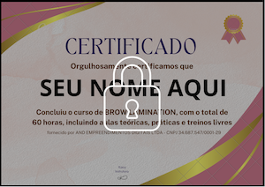 Certificado Premium com Cadeado
